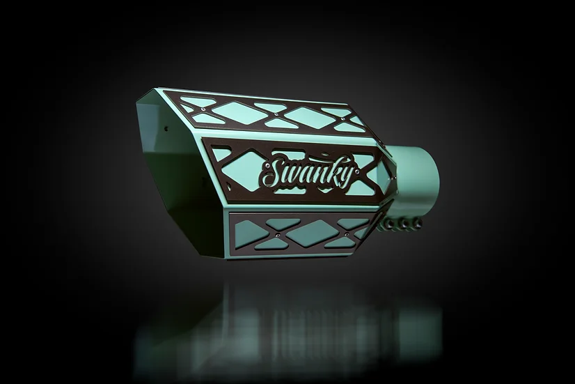 8" Overlay Octagon Exhaust Tip