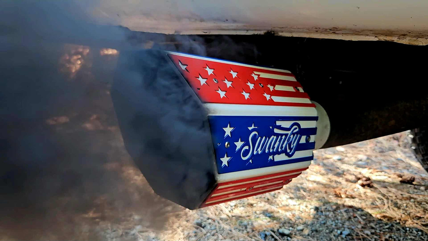 Stars & Stripes 8" Octagon Exhaust Tip - Introductory Offer